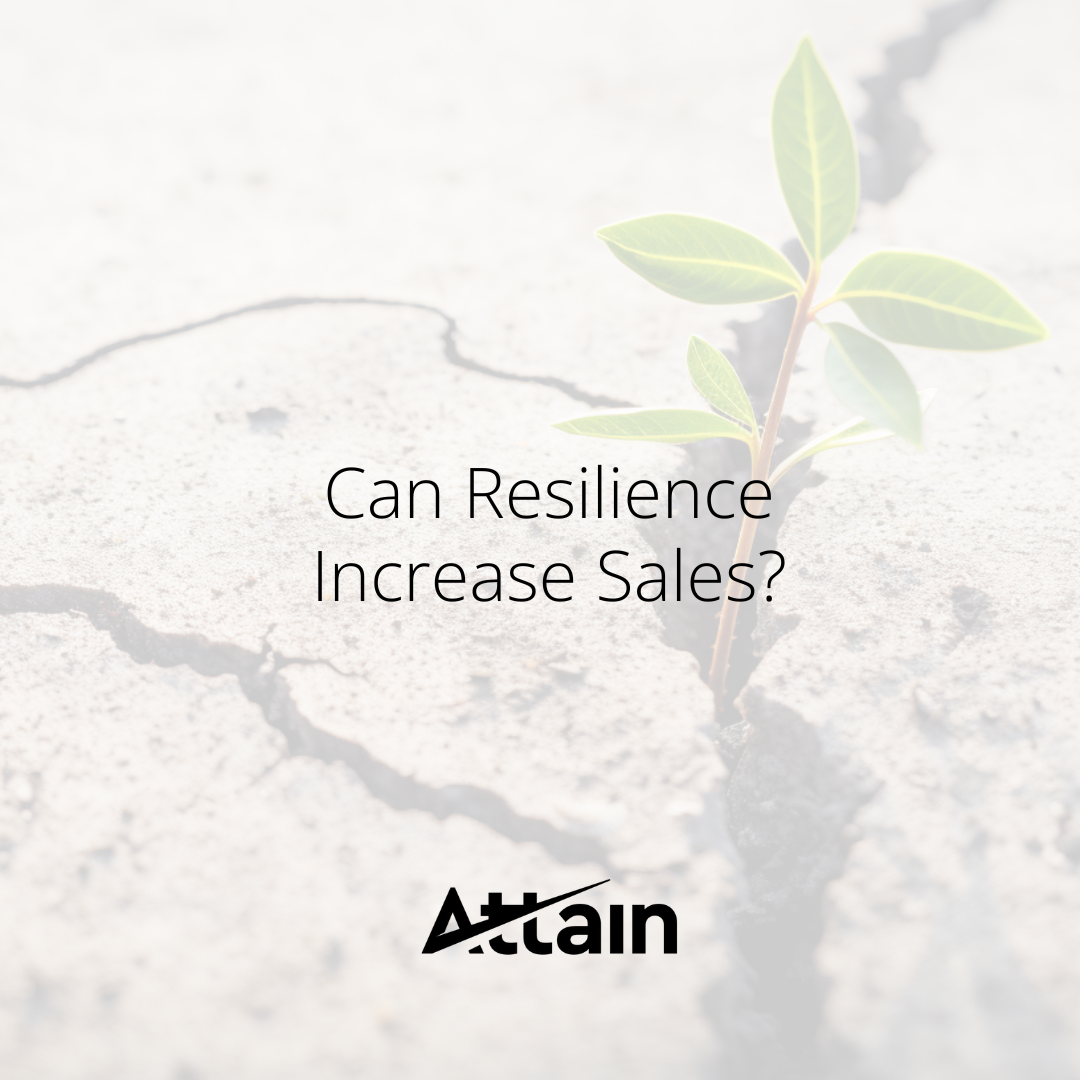 Can Resilience Increase Sales?