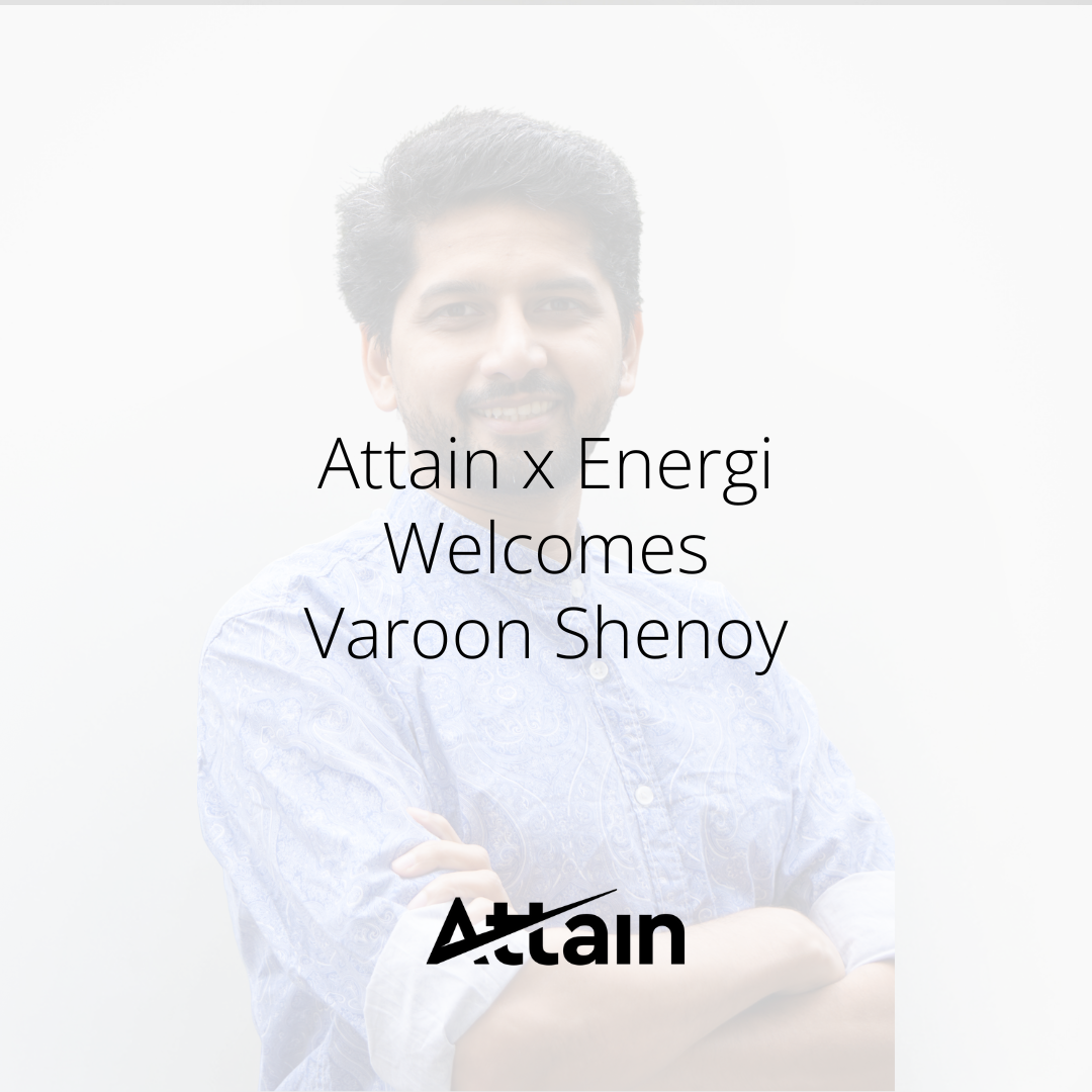 Attain x Energi Welcomes Varoon Shenoy as Creative Director 